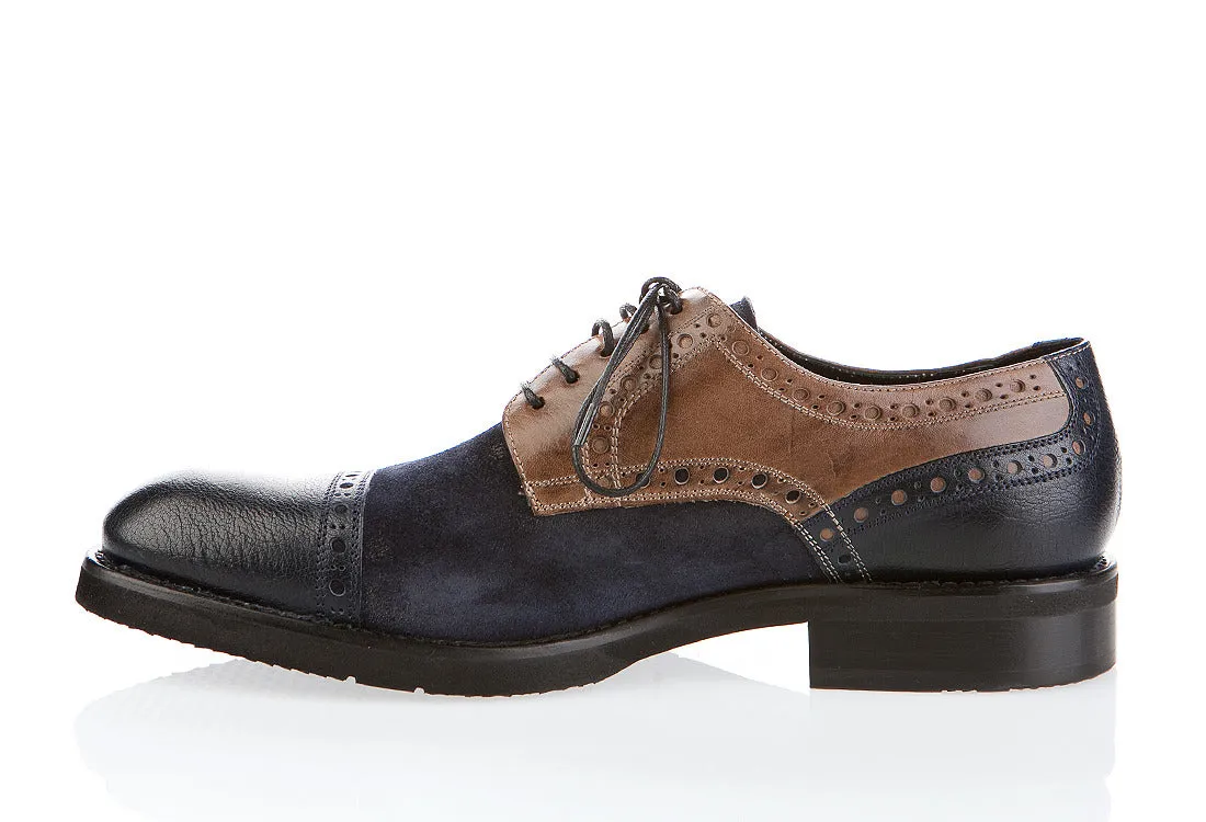 6207 Baldinini Shoes / Blue-Brown