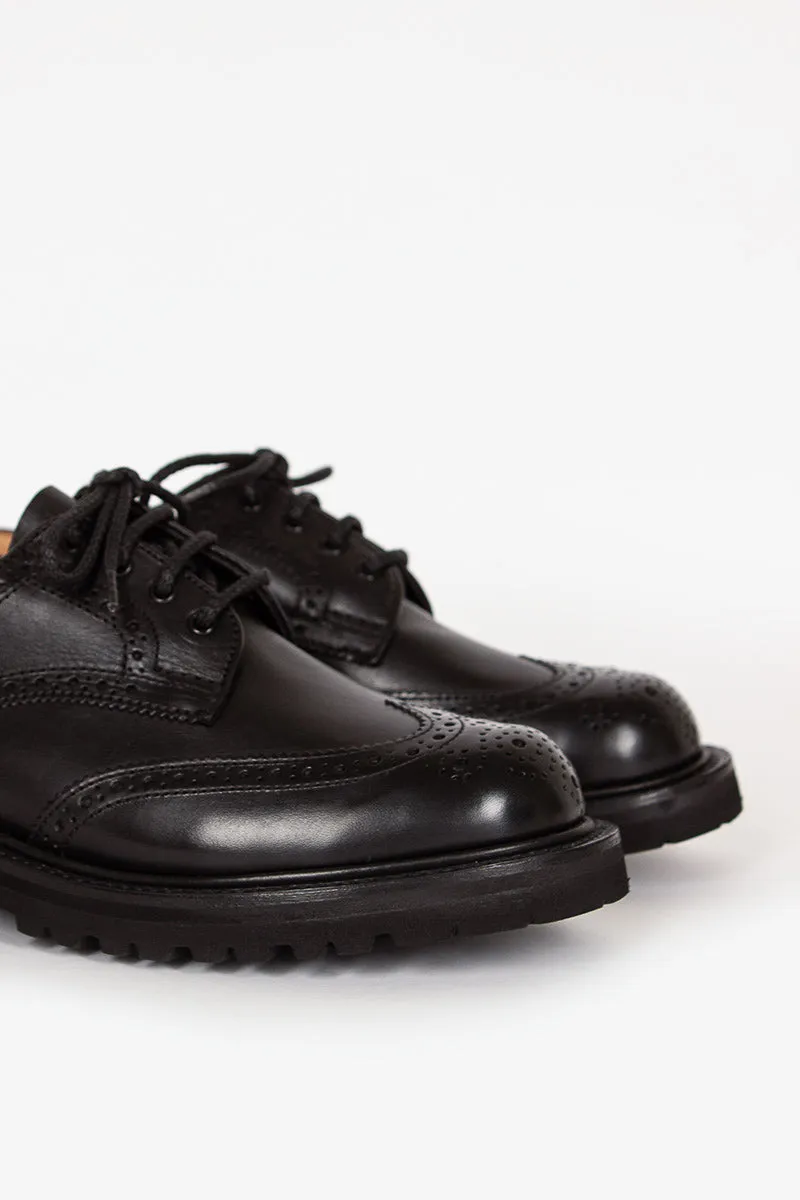 Anne Leather Brogue Black