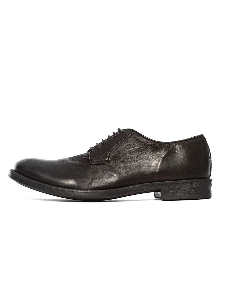 BAND LEATHER SHOES IN BLACK