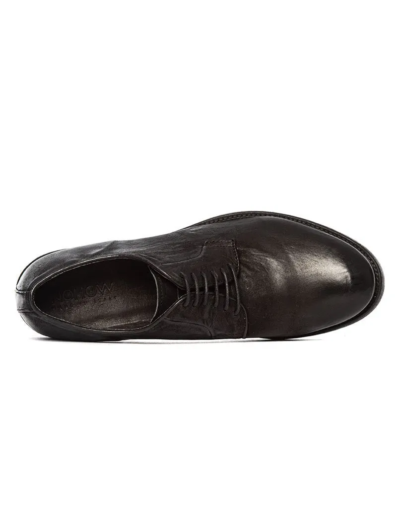 BAND LEATHER SHOES IN BLACK