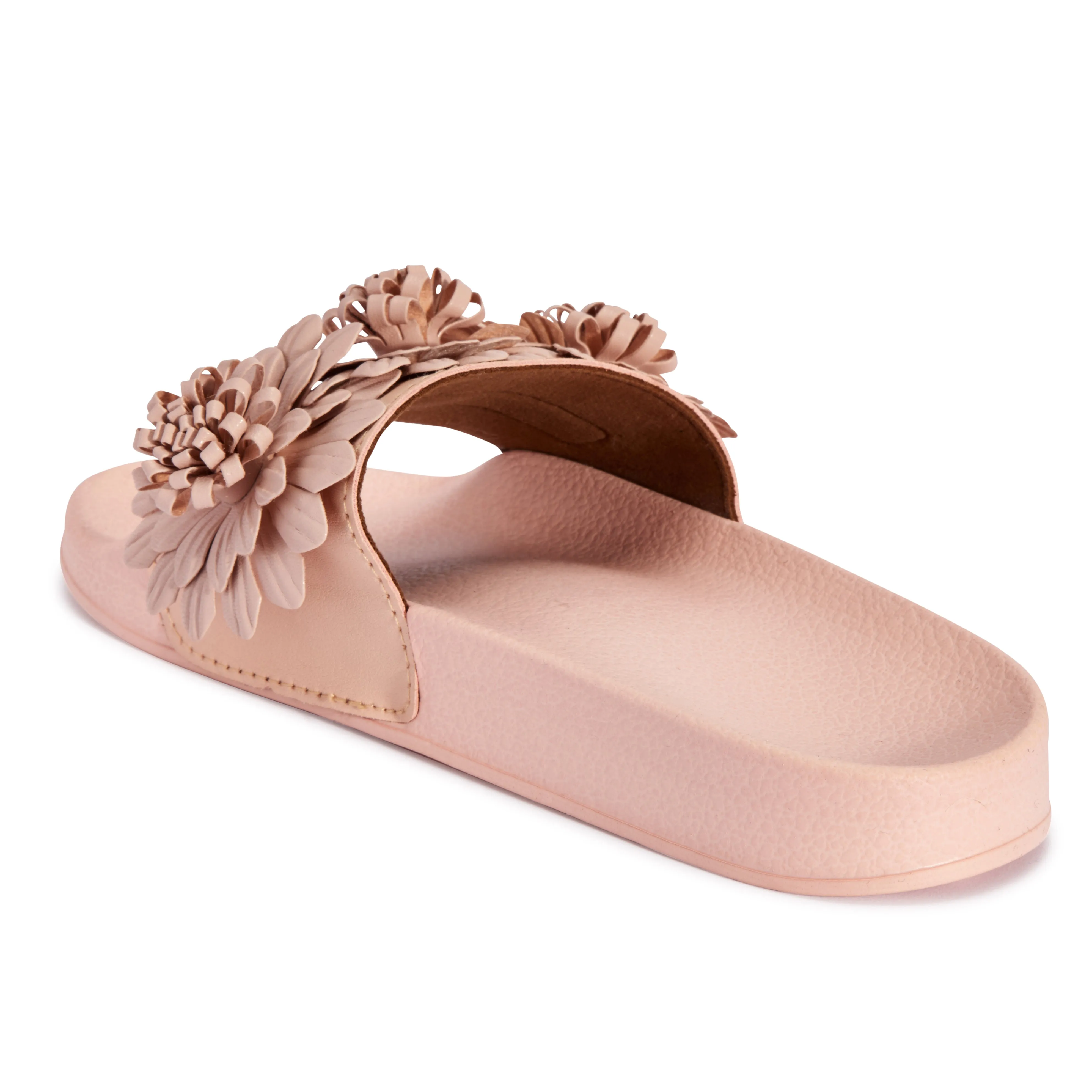 Blush Flower Flat Sliders