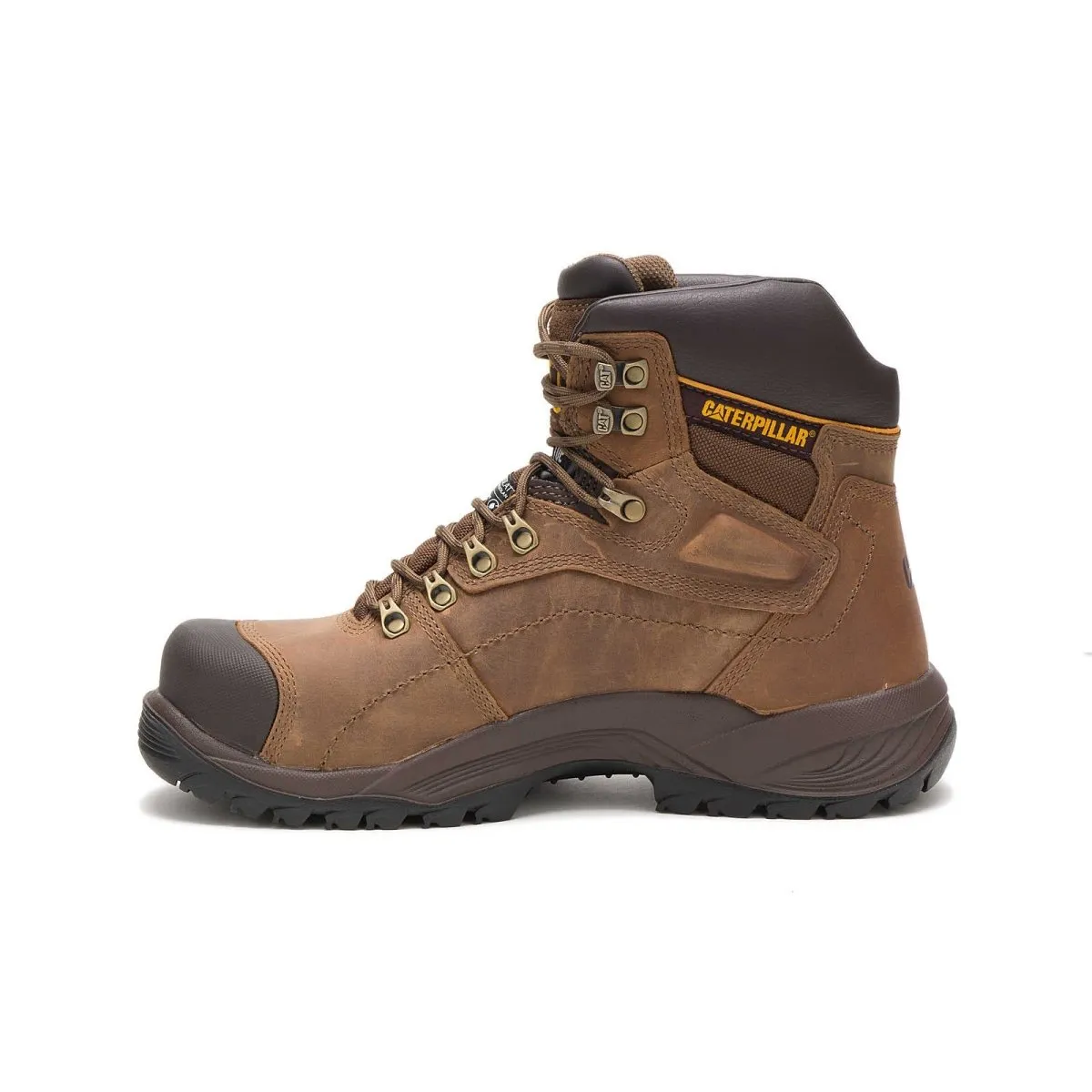 Caterpillar Diagnostic Hi Waterproof Thinsulate™ Steel Toe Work Boot (p89940) In Dark Beige