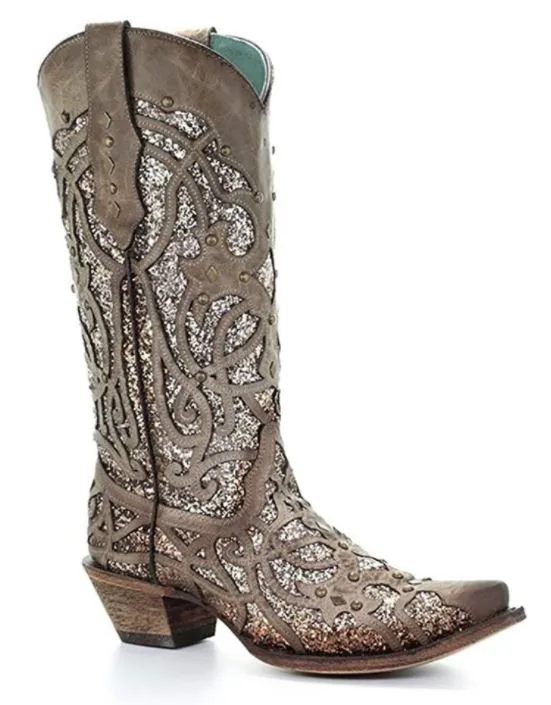 CORRAL GLITTER COWGIRL BOOT C3331