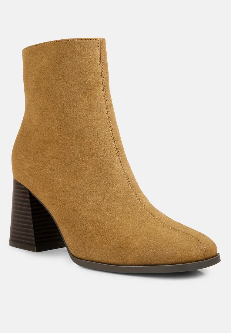 cox cut out block heeled chelsea boots by London Rag