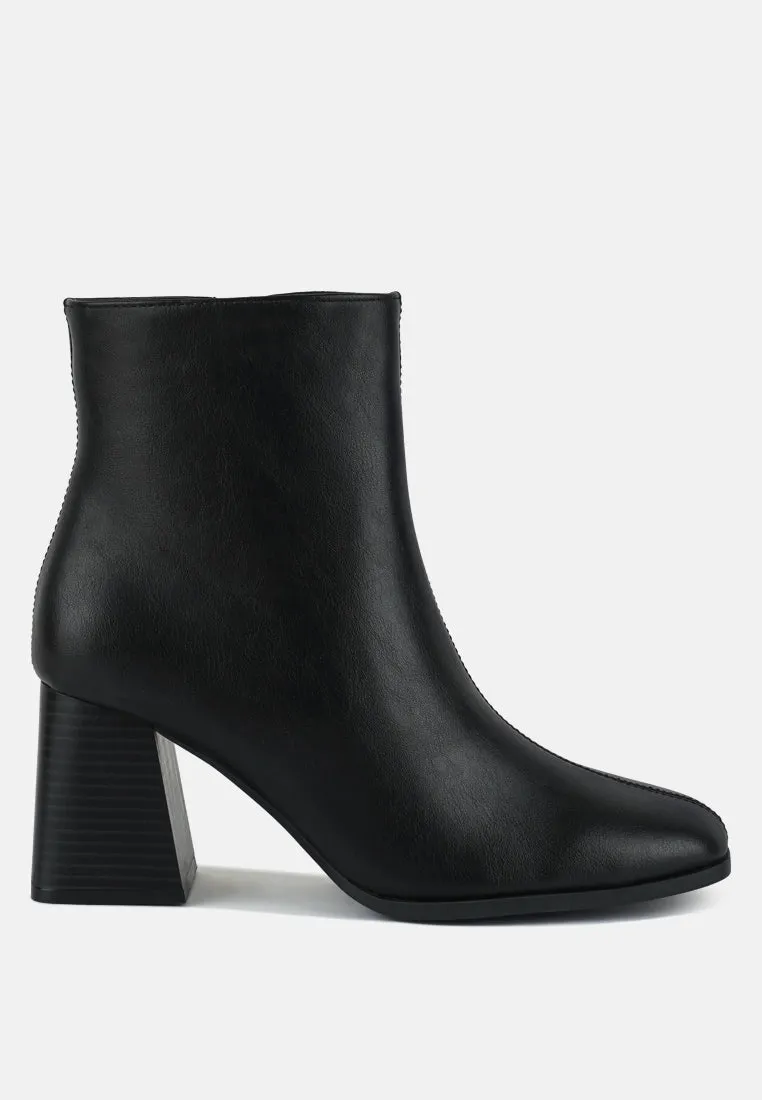 cox cut out block heeled chelsea boots by London Rag