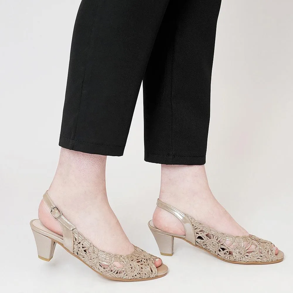 Event Soft Gold Heels