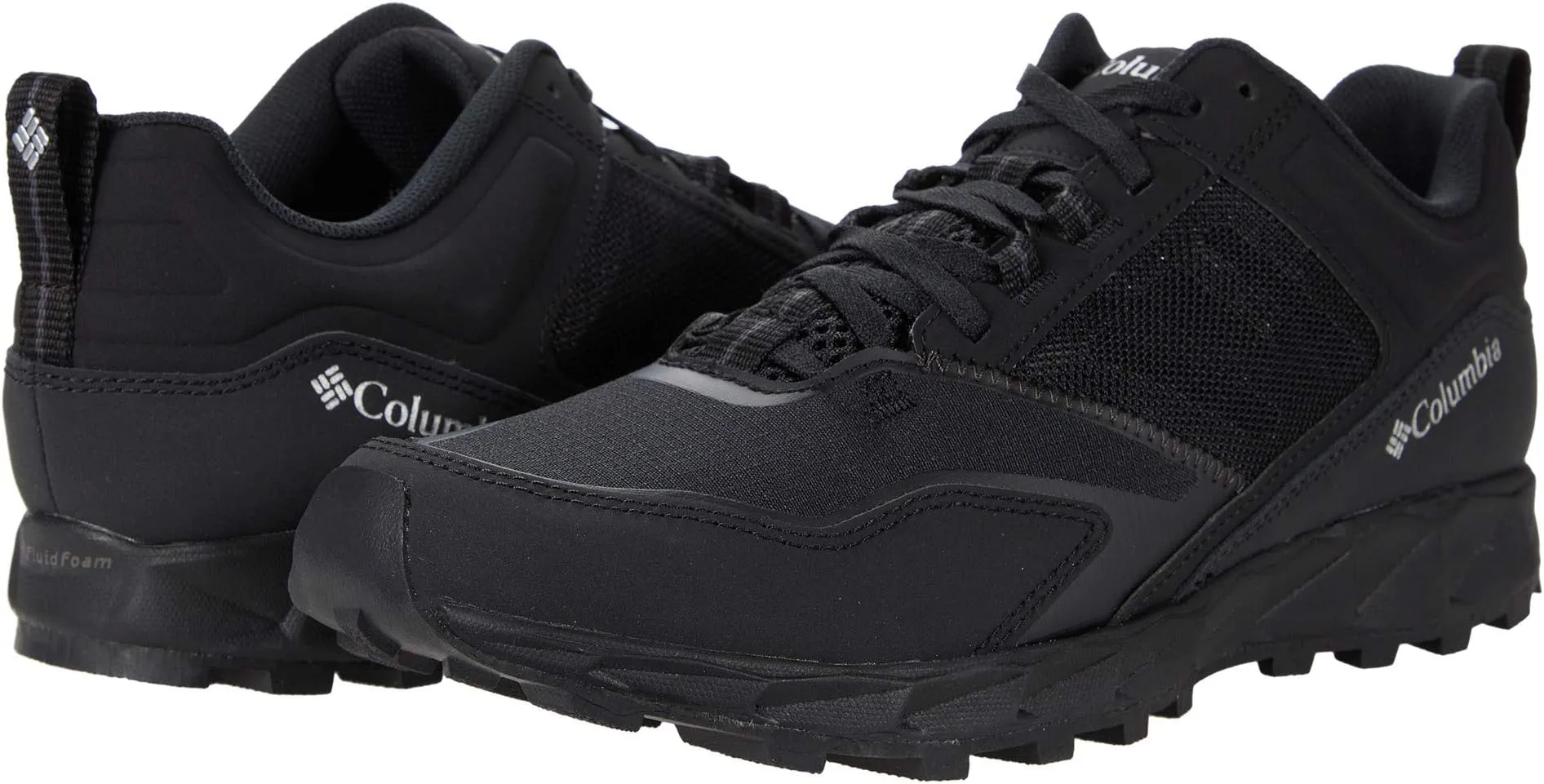 Flow District Columbia Sneakers in Black/Dark Pewter