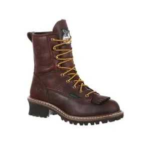 Georgia Boot  Steel Toe Waterproof  Logger  Work Boot G7313