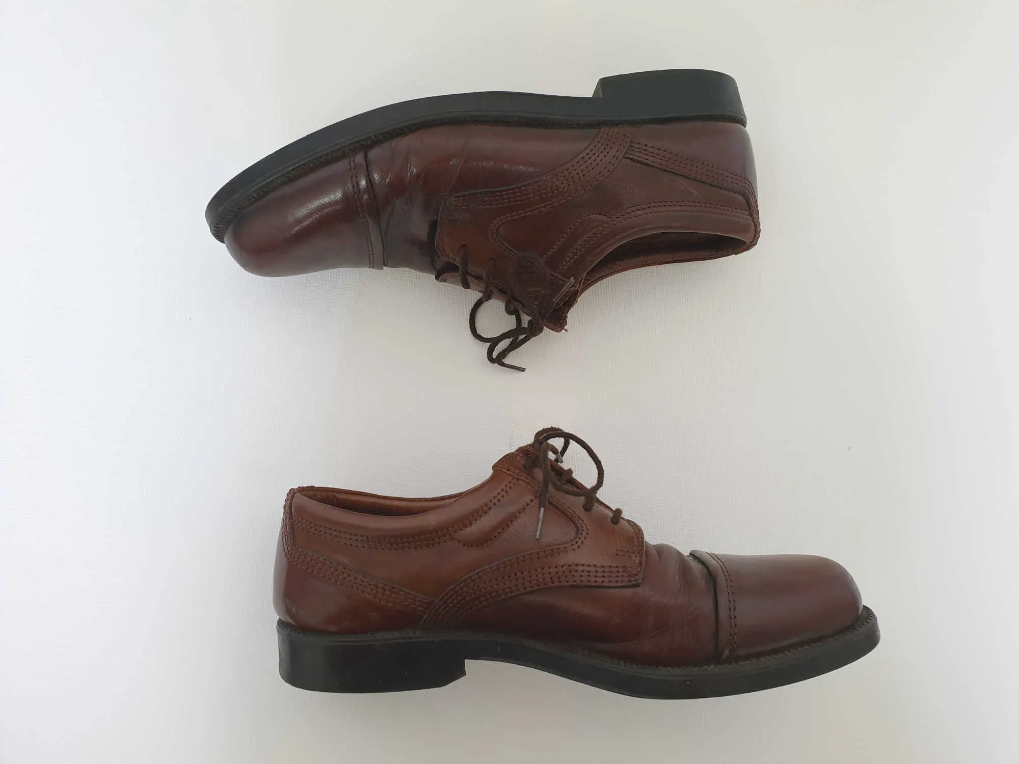 Julius Marlow Brown Leather Derby Shoes Size AU/UK 8