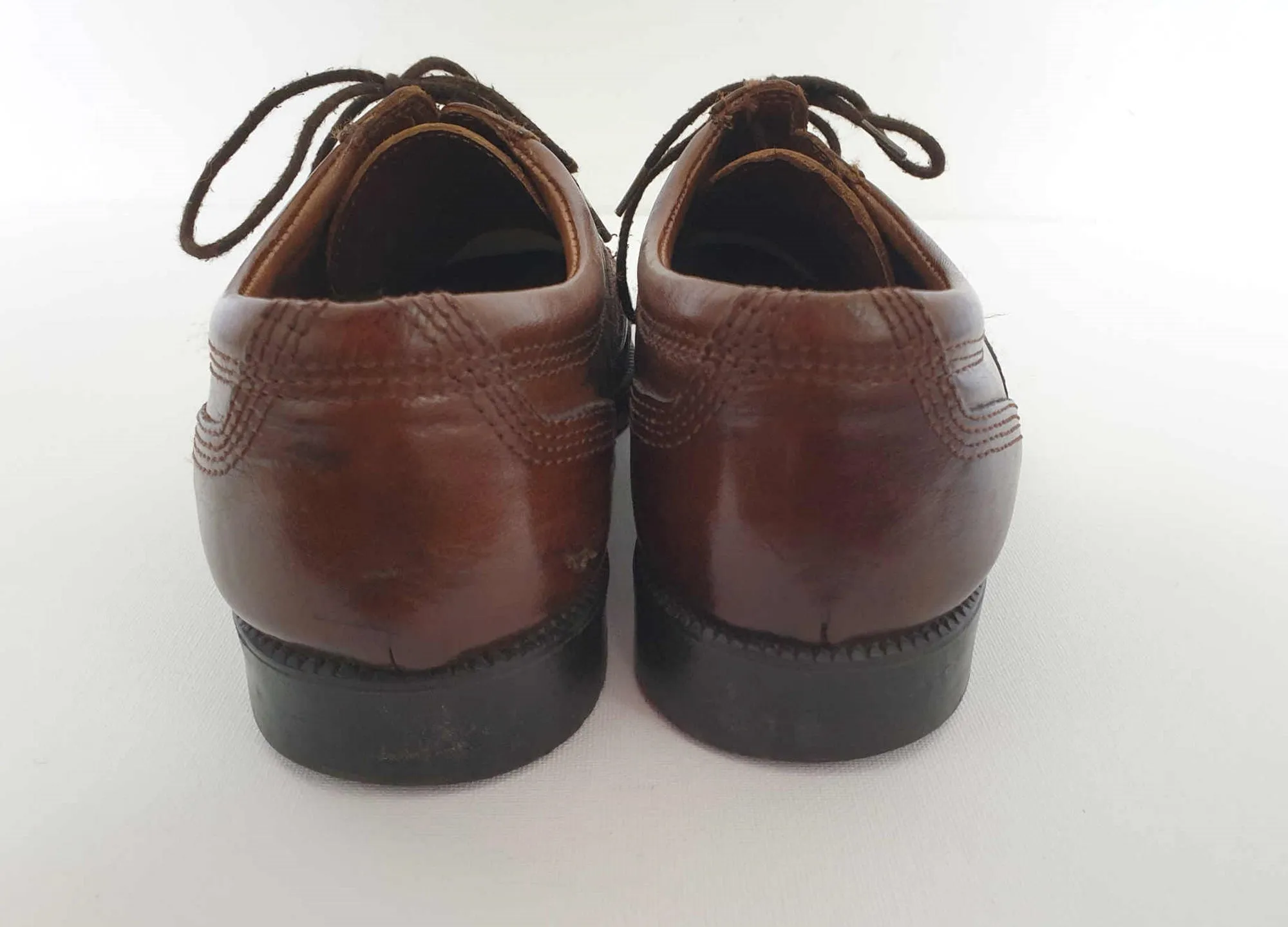 Julius Marlow Brown Leather Derby Shoes Size AU/UK 8