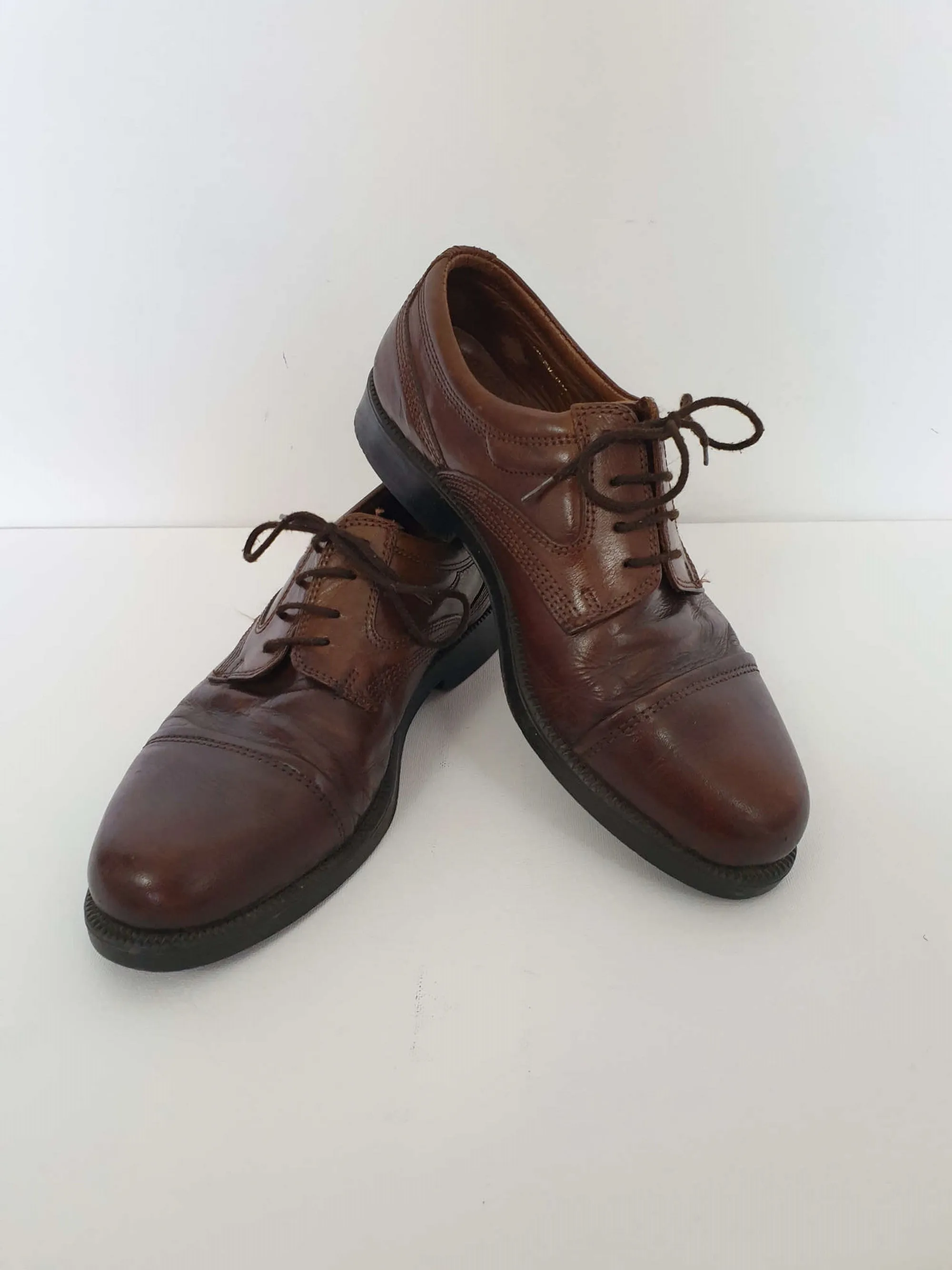 Julius Marlow Brown Leather Derby Shoes Size AU/UK 8