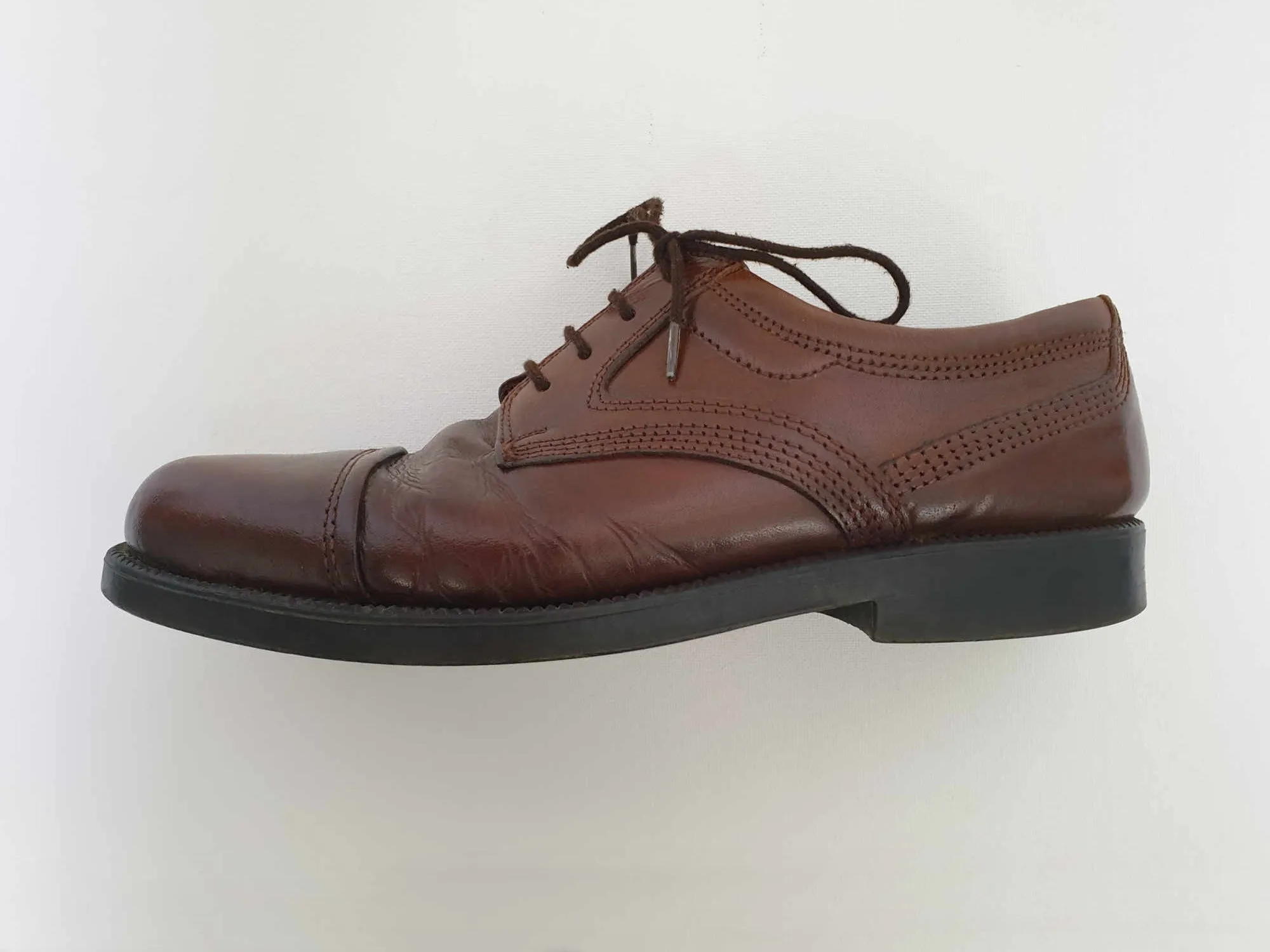 Julius Marlow Brown Leather Derby Shoes Size AU/UK 8