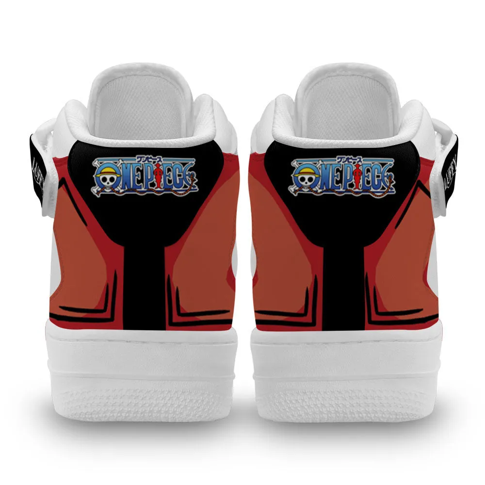 Luffy Sneakers Air Mid OP Custom Anime Shoes