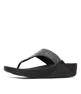 Lulu Glitz All Black Sandals