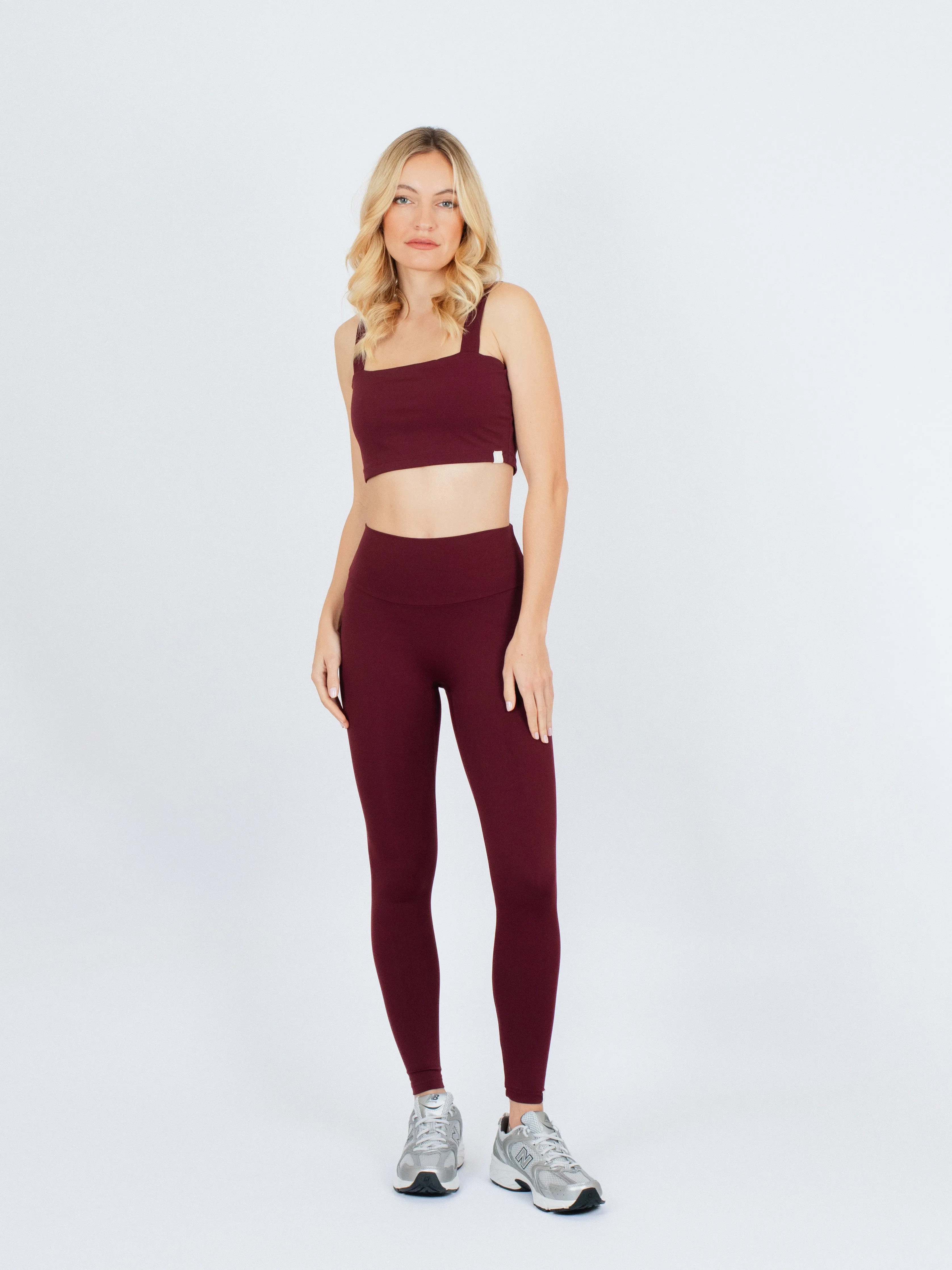 MIRA LEGGINGS - Burgundy