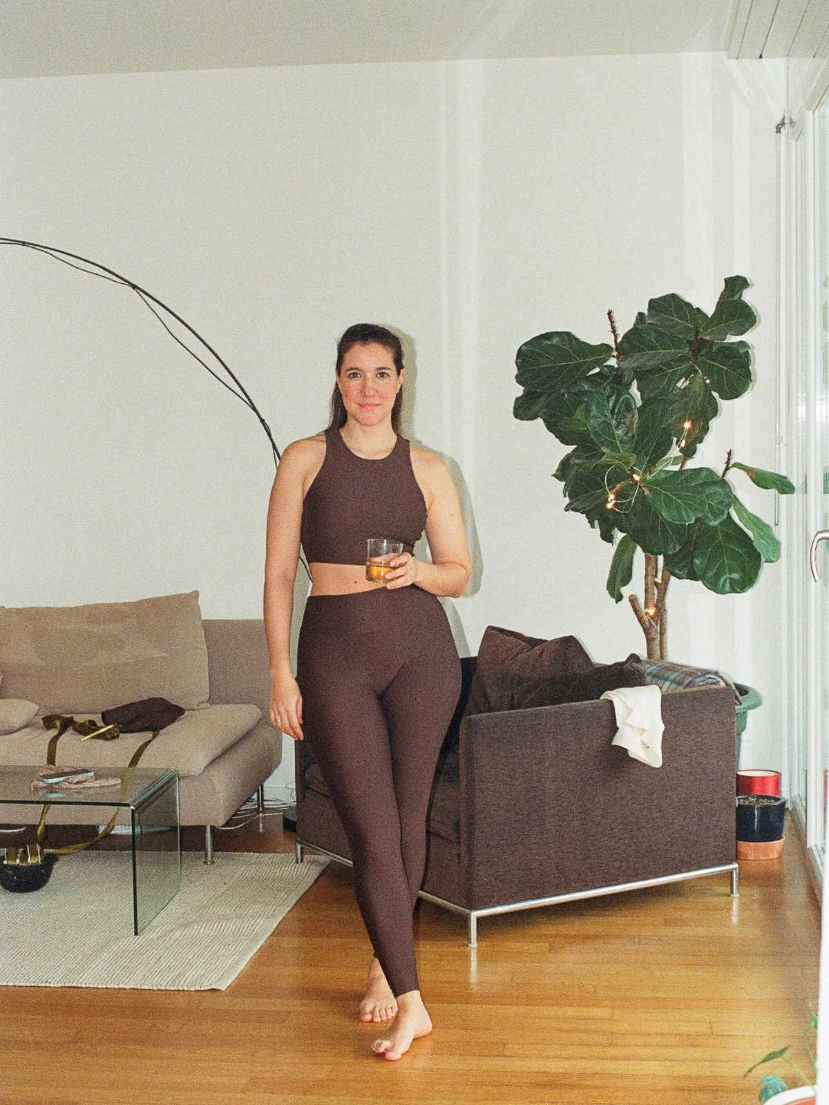 MIRA LEGGINGS - Espresso