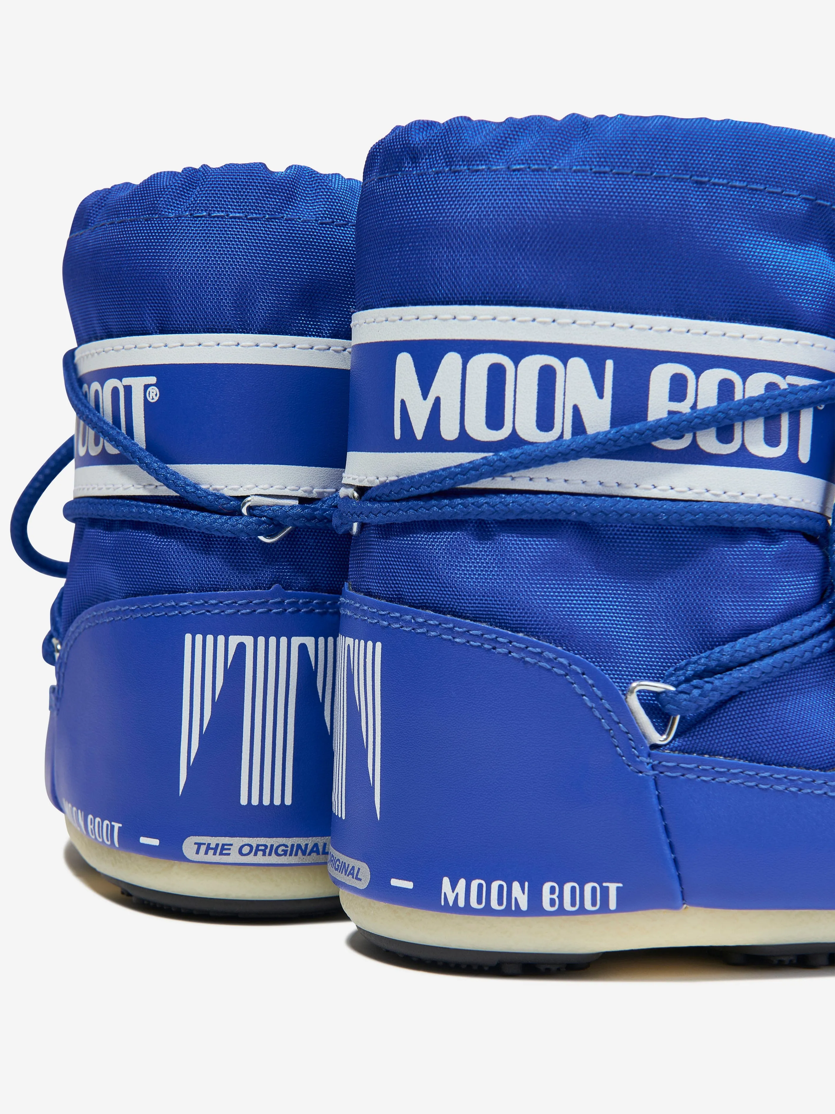 Moon Boot Baby Icon Mini Nylon Snow Boots in Blue