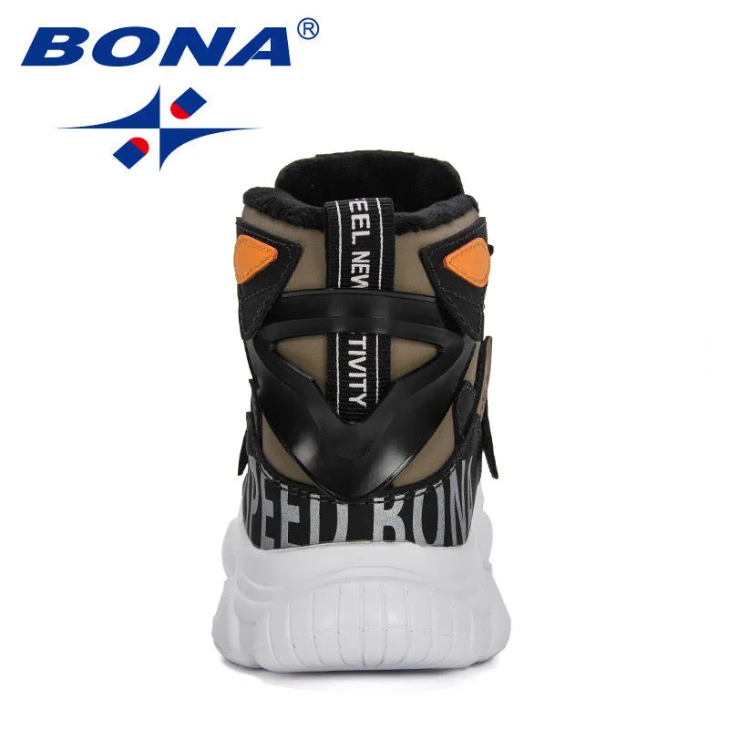 New Designers Plush High Top Children Boots Sneakers