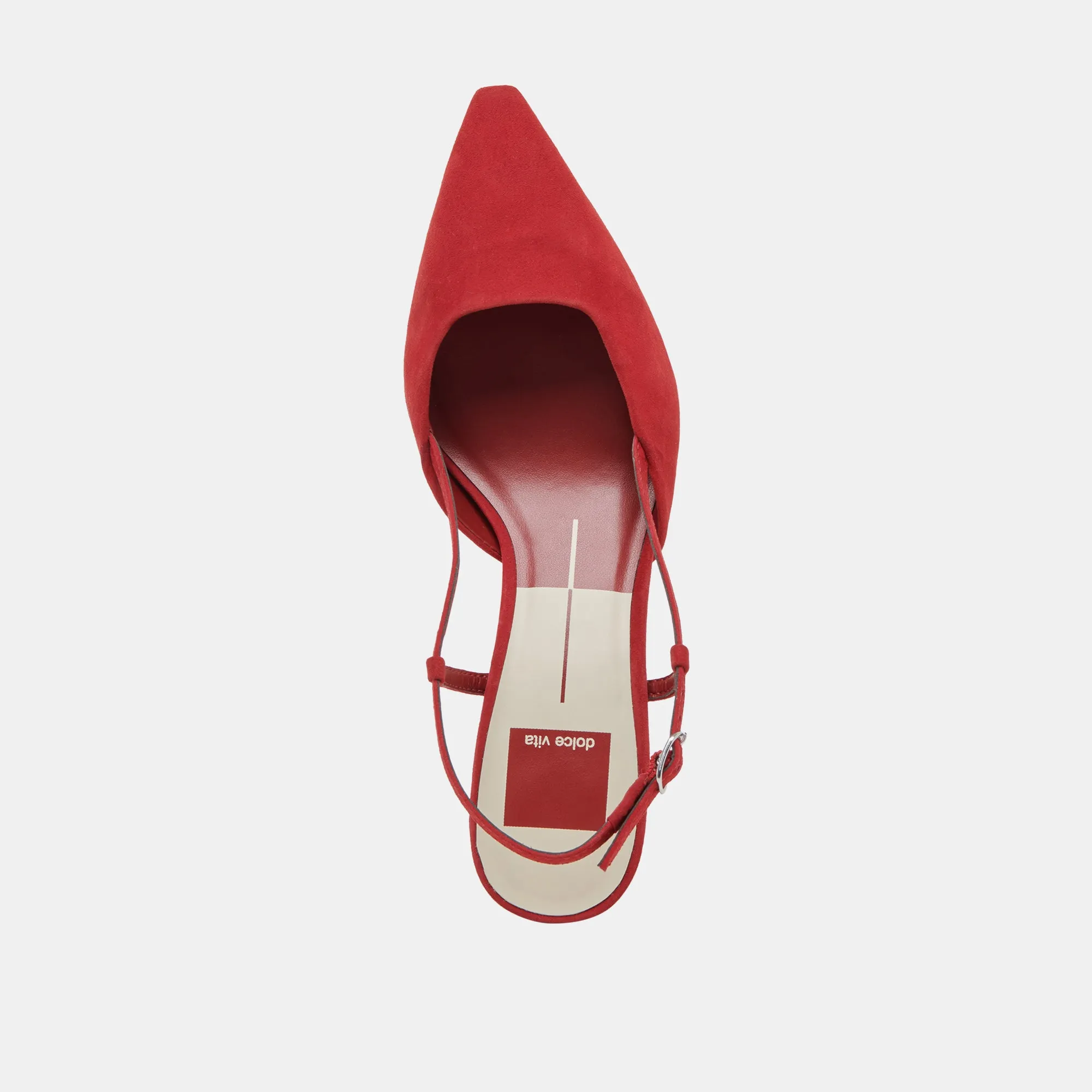 ODELA HEELS CRIMSON SUEDE