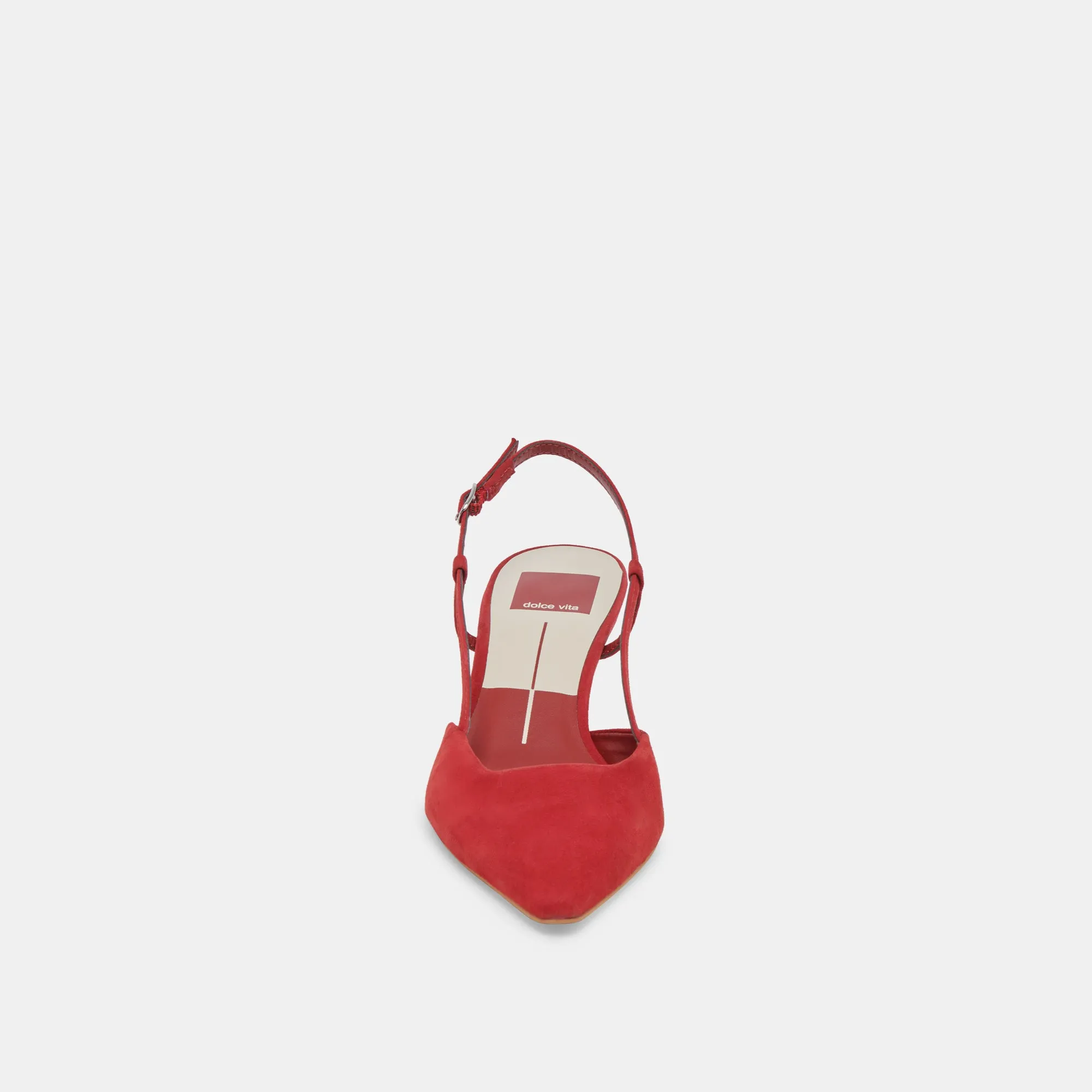 ODELA HEELS CRIMSON SUEDE