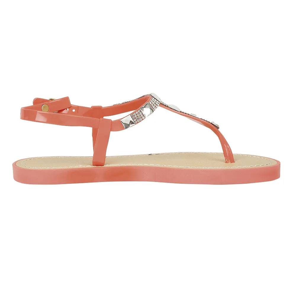 Orange Flat Shoes