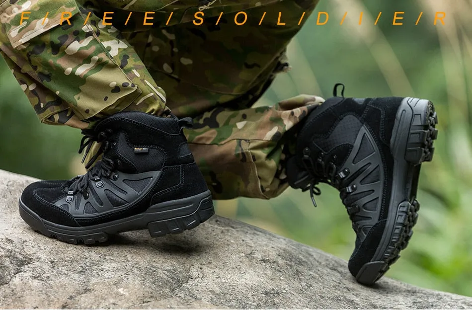 Outdoor Sports Tactical Men Boots Hiking Shoes