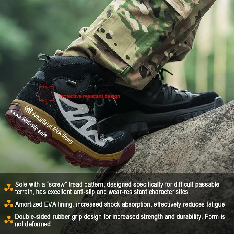 Outdoor Sports Tactical Men Boots Hiking Shoes