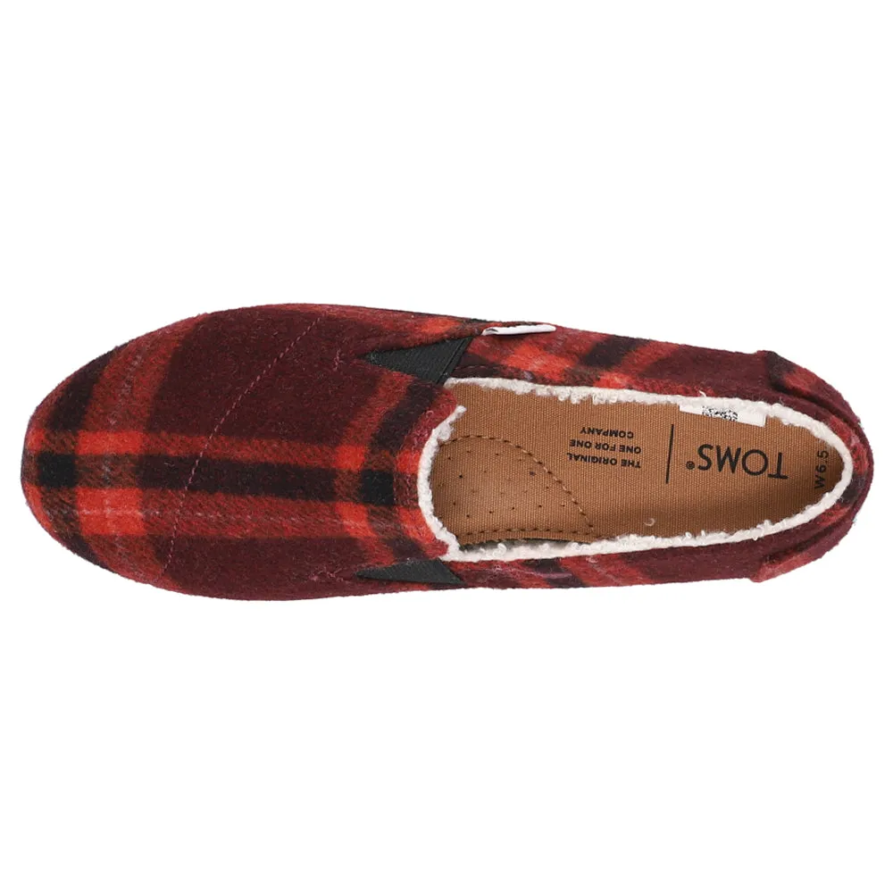 Redondo Plaid Slip On Flats