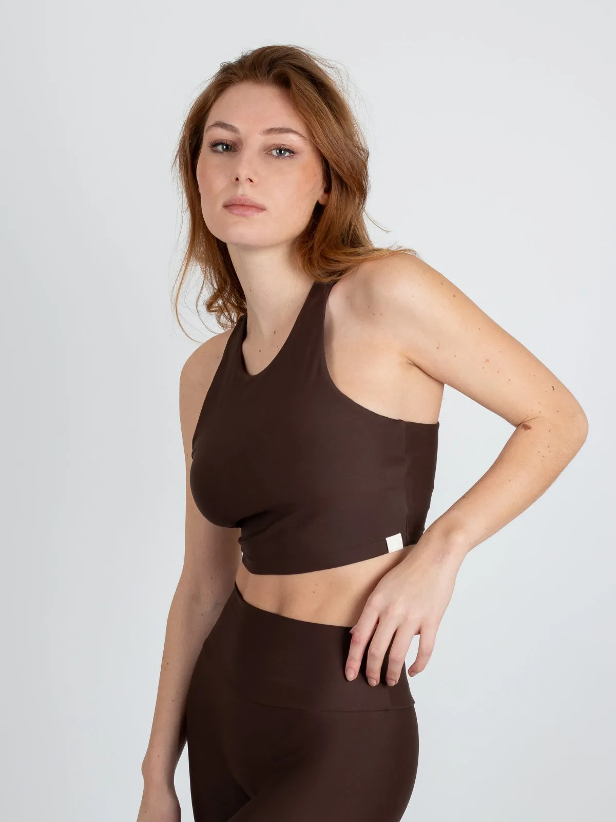 SILVIA TANK TOP - Espresso