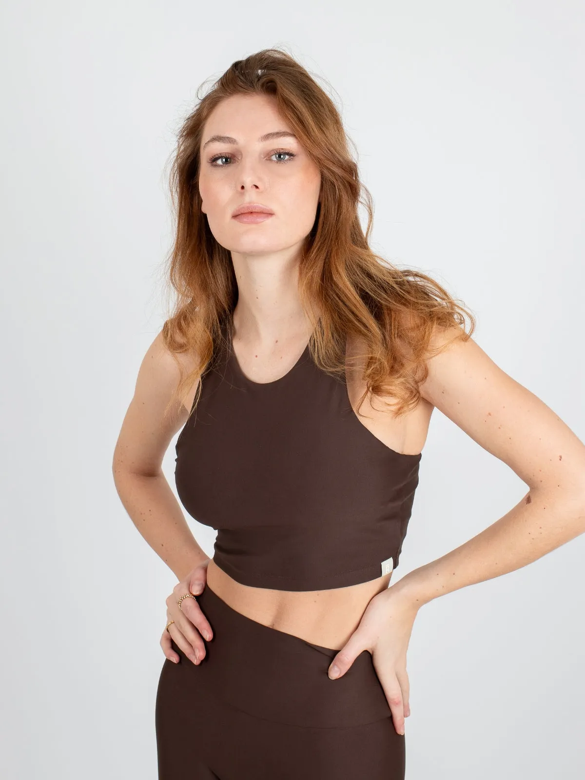 SILVIA TANK TOP - Espresso