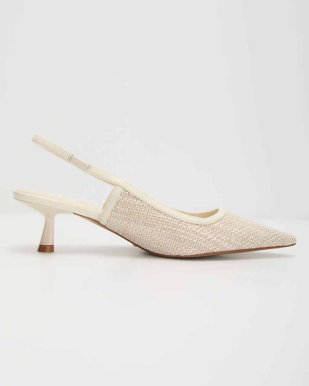 Stick Together Boucle Slingback Kitten Heels