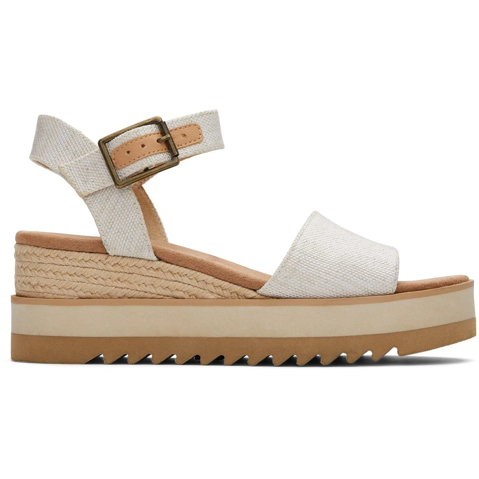 TOMS Diana Nylon Women's Natural Wedges