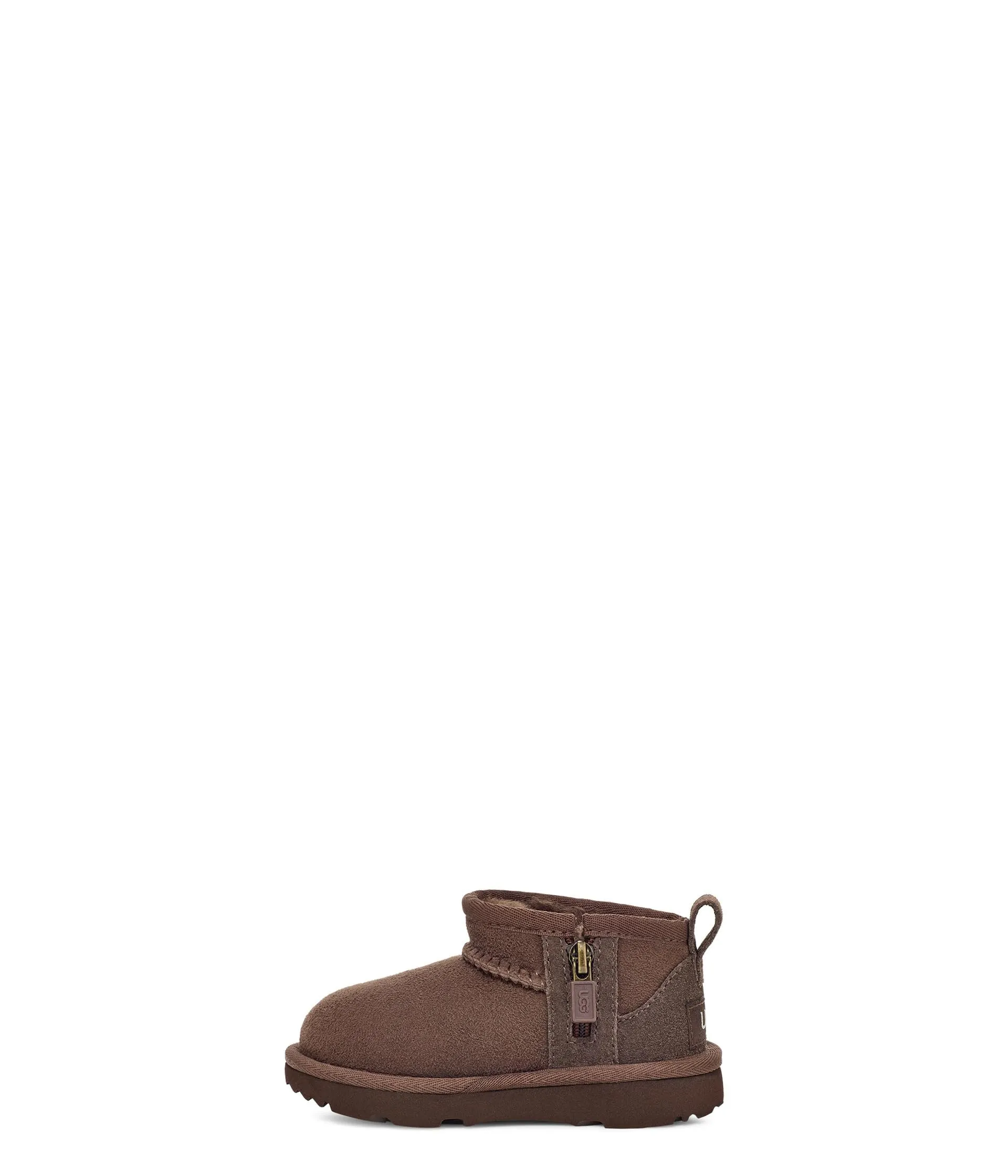 UGG K Classic Ultra Mini Fashion Boot, Burnt Cedar