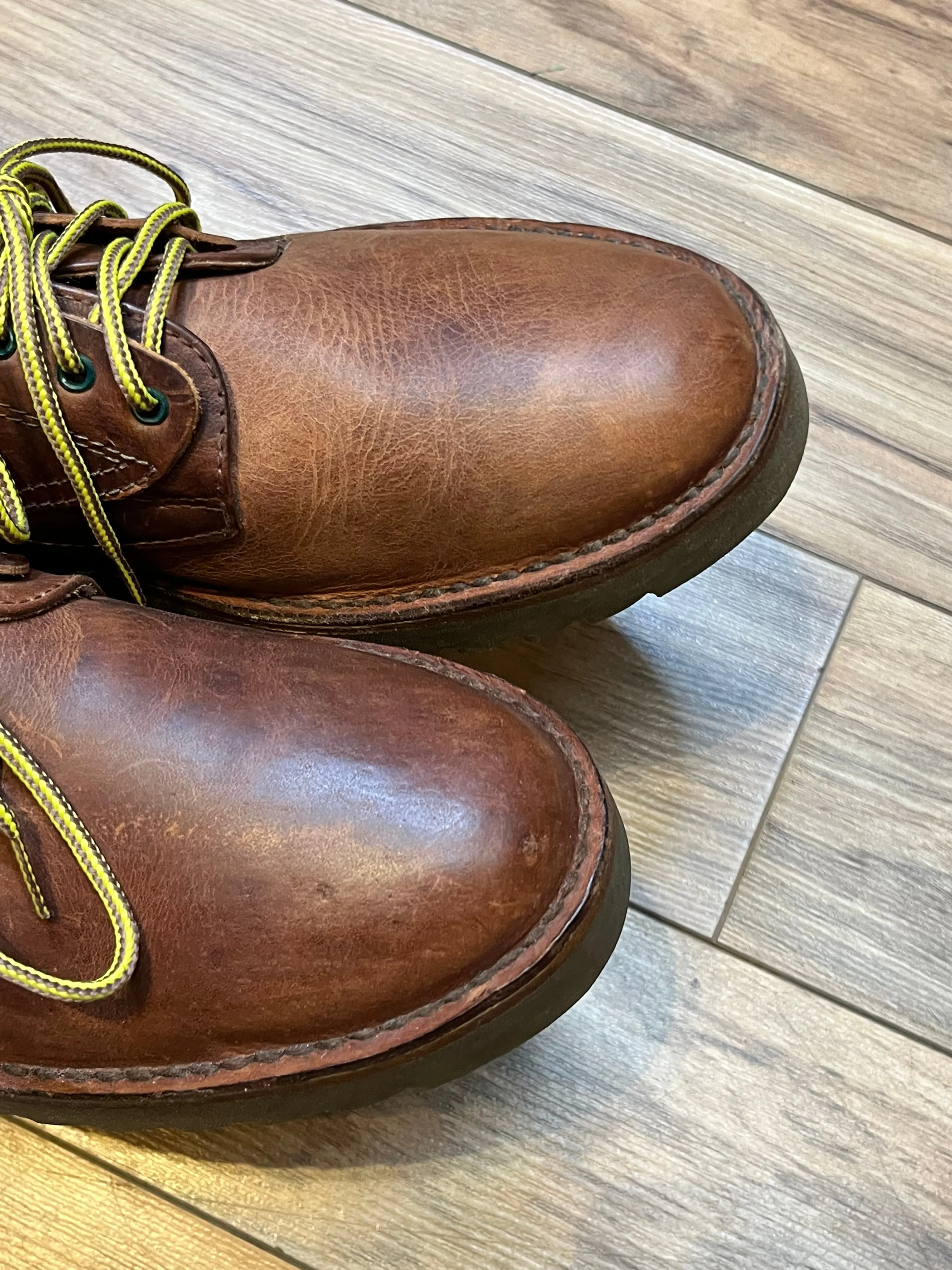 Vintage Prospector 1980’s Deadstock Brown Leather Derby Shoe, Made in Spain SOLD