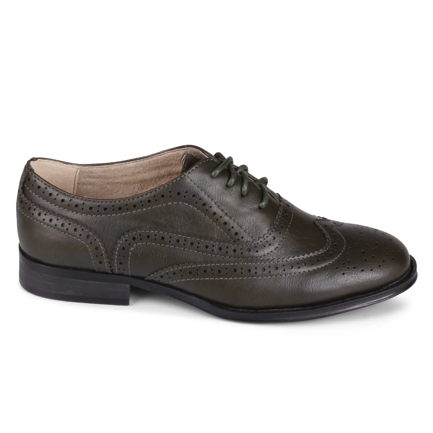 Wanted Shoes Women's Babe Oxford - Olive