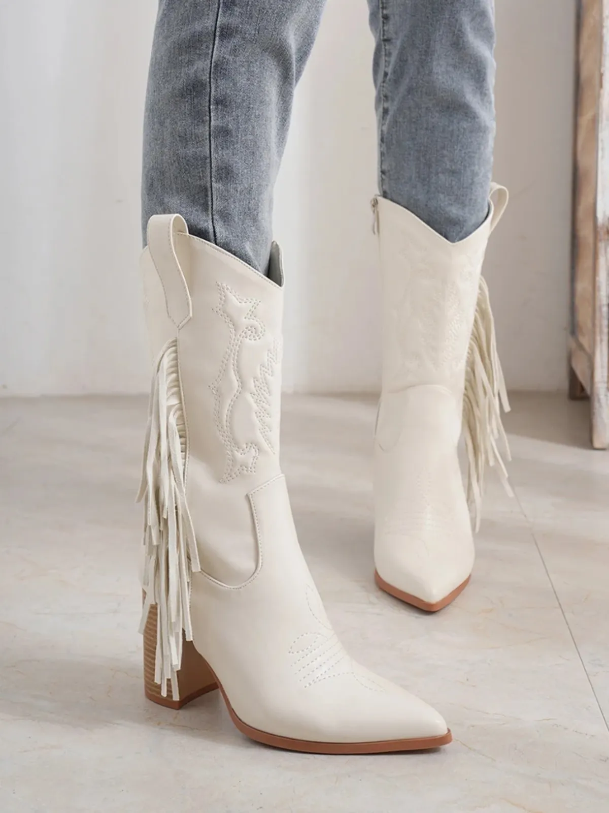 Women's Western Boogie Fringe Cowgirl Boots