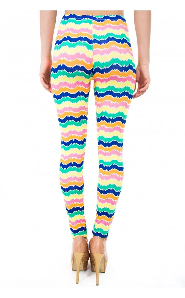 Zig Zag Neon Leggings