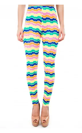 Zig Zag Neon Leggings